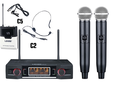 LS-P3 Dual Channel Wireless Microphone