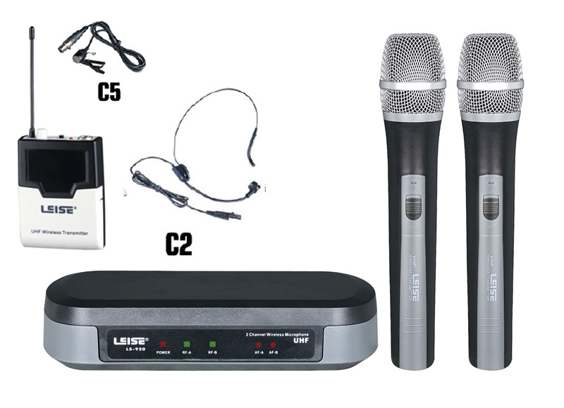 LS-920 Dual Channel Wireiess Microphone